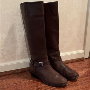 Ralph Lauren Brown Heeled Boots